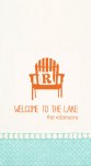 Adirondack Lake House Guest Towel