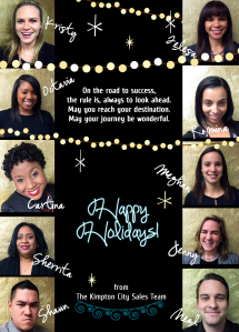 Sales Team Photo Holiday Card