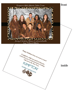 Group holiday photo corporate card