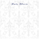 Watermark Damask Square Note Cards