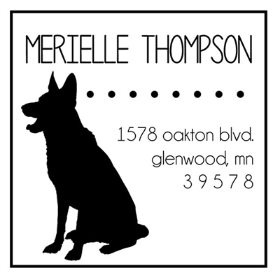 Custom Stamp - German Shepherd